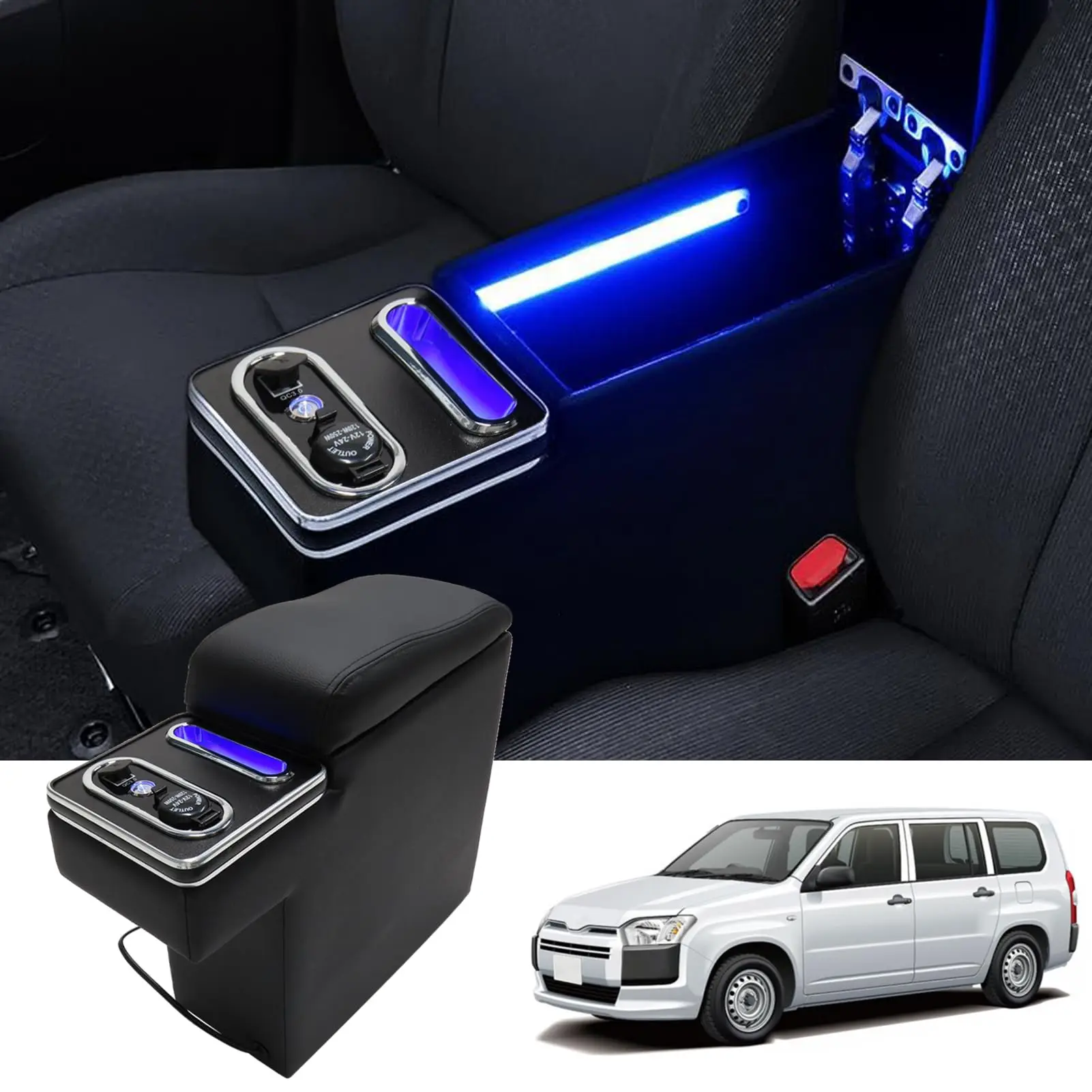 Intelligent Library Succeed 160 Series Armrest Console Box, Center Console,Elbow Rest, Boolean LED, USB, Large Capacity Storage
Intelligent Library Succeed 160 Series Armrest Console Box, Center Console,Elbow Rest, Boolean LED, USB, Large Capacity Storage