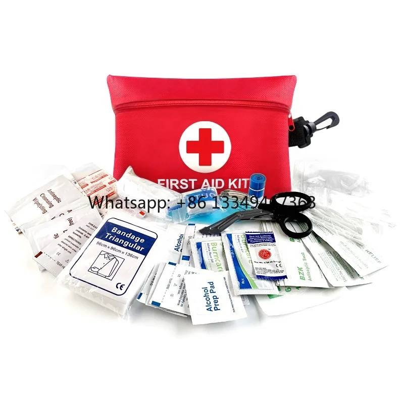 wholesale Custom Medical Equipment Mini CE ISO Certified Individual First Aid Kit Own Logo Small Emergency Bag Kits for Sport Sa
wholesale Custom Medical Equipment Mini CE ISO Certified Individual First Aid Kit Own Logo Small Emergency Bag Kits for Sport Sa