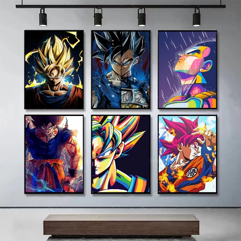 Japanese Surrounding Anime Dragon Ball Poster Print Super Saiyan Vegeta Kakarot Mural Art Living Room Decoration Canvas Painting
Japanese Surrounding Anime Dragon Ball Poster Print Super Saiyan Vegeta Kakarot Mural Art Living Room Decoration Canvas Painting
