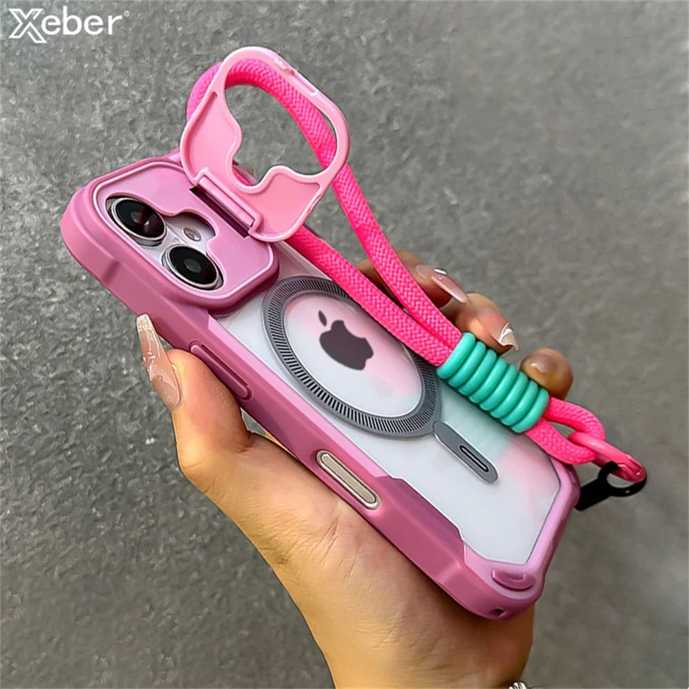 Wrist Strap Lanyard Camera Holder Stand For Magsafe Magnetic Case For iPhone 16 11 12 13 14 15 Pro Max Plus Hybrid Bumper Cover
Wrist Strap Lanyard Camera Holder Stand For Magsafe Magnetic Case For iPhone 16 11 12 13 14 15 Pro Max Plus Hybrid Bumper Cover