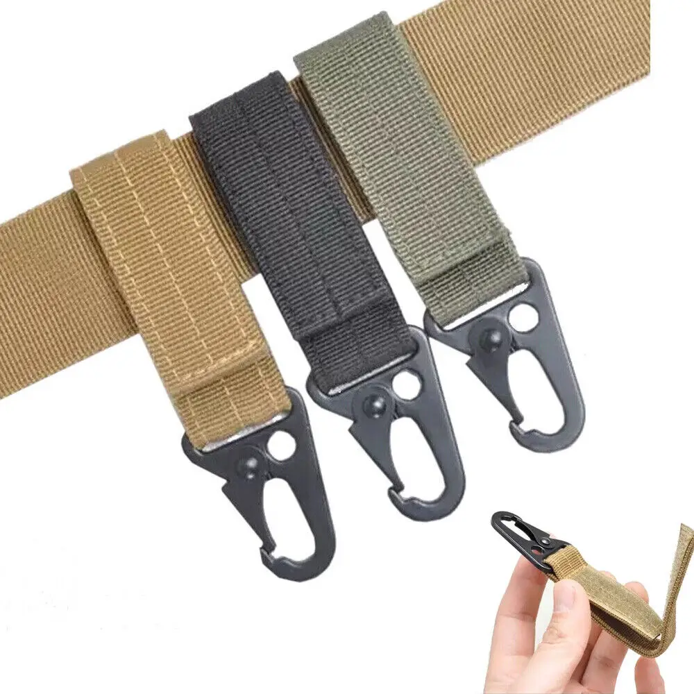 Зажим для тактического снаряжения MOLLE, зажим для ремня с крючком HK для рюкзака Molle, жилета, брелка, вешалка для уличного походного снаряжения
Зажим для тактического снаряжения MOLLE, зажим для ремня с крючком HK для рюкзака Molle, жилета, брелка, вешалка для уличного походного снаряжения