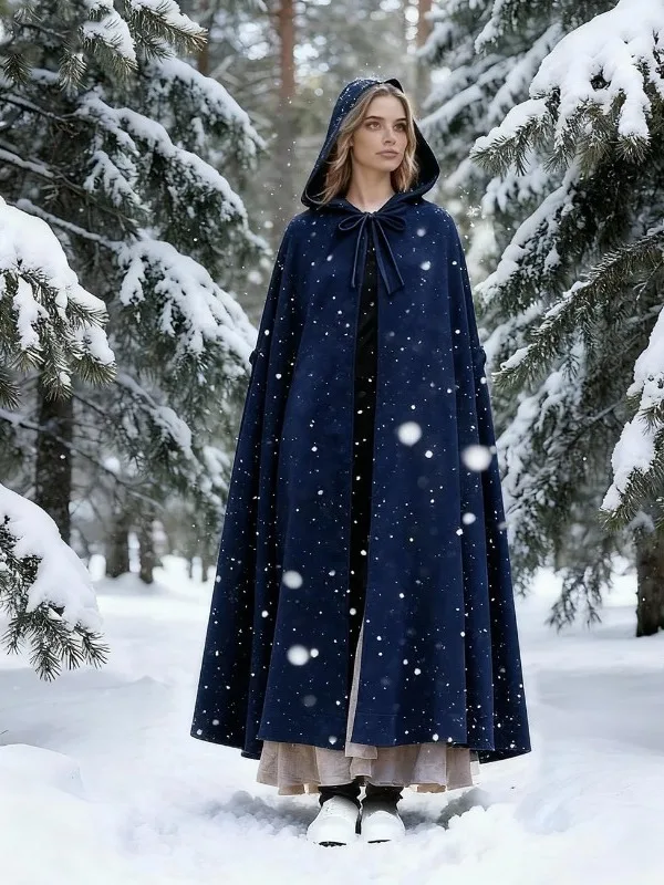 Renaissance Long Pure Color Cowl Neck Robe Role-playing Wizard Coat Halloween Cloak for Women 18-25 Years Old Spring Polyester
Renaissance Long Pure Color Cowl Neck Robe Role-playing Wizard Coat Halloween Cloak for Women 18-25 Years Old Spring Polyester