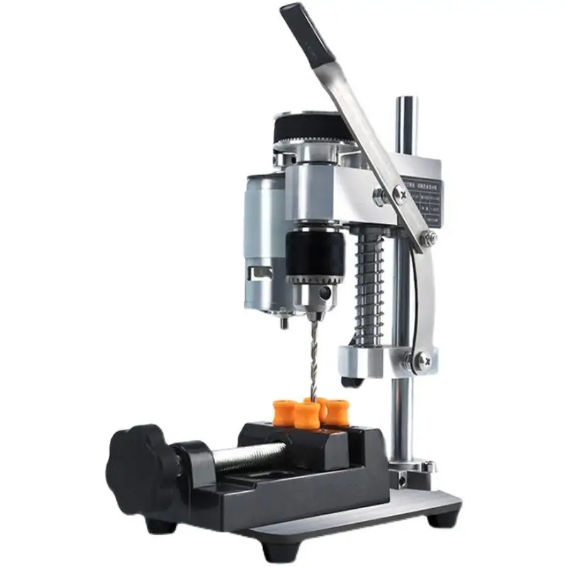Mini mini table drill precision table repair tools desktop dc drill home drilling press speed change
Mini mini table drill precision table repair tools desktop dc drill home drilling press speed change