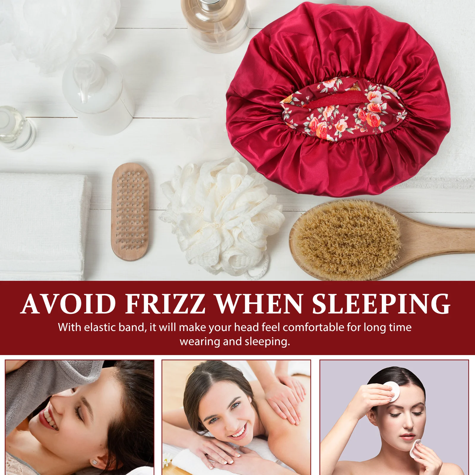 Большой атласный чепчик для волос с цветочным принтом для женщин, мягкая эластичная ночной шапочка для сна, гладкая повязка для контроля пушистости волос, аксессуар для сна
Большой атласный чепчик для волос с цветочным принтом для женщин, мягкая эластичная ночной шапочка для сна, гладкая повязка для контроля пушистости волос, аксессуар для сна