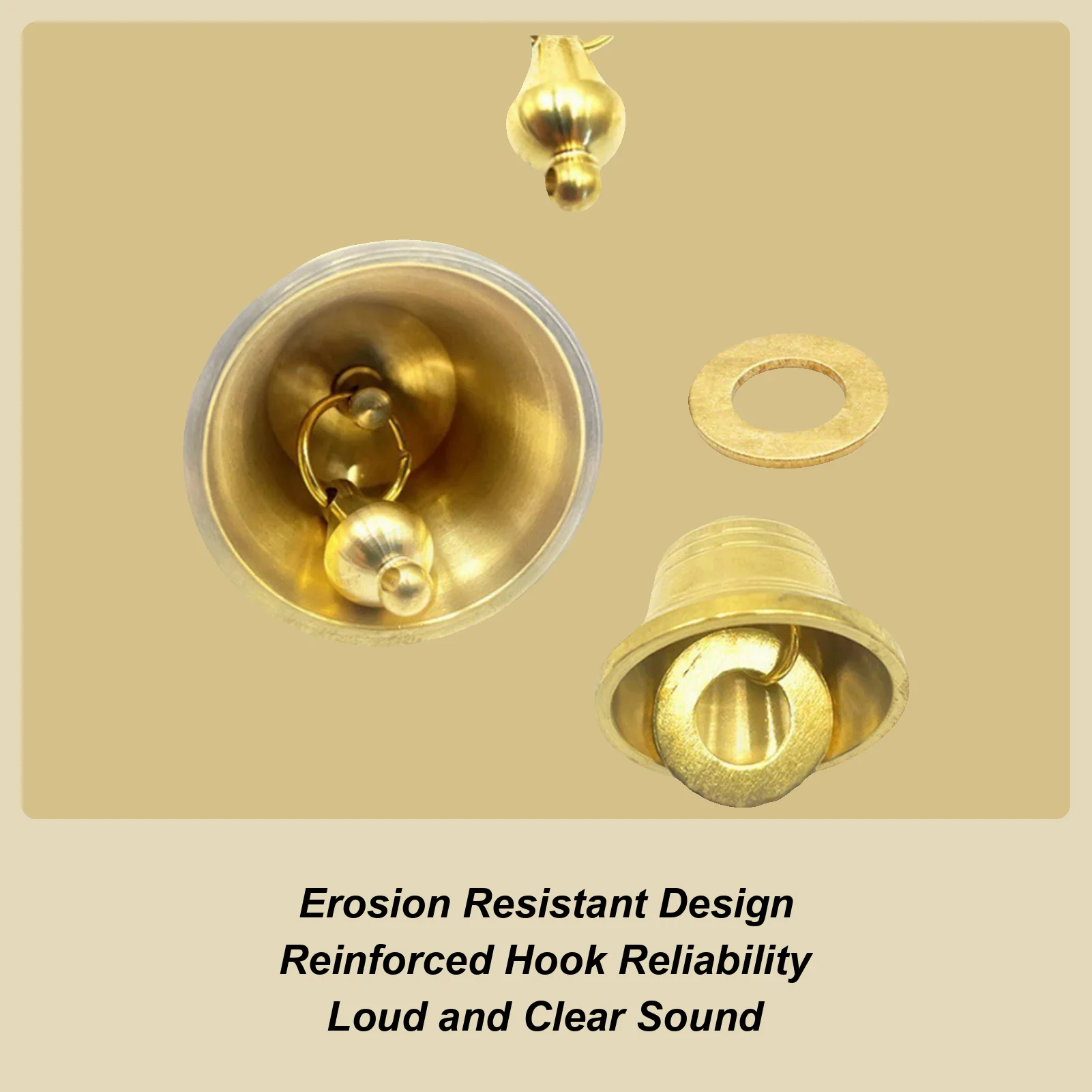 Медвежьи колокольчики для пеших прогулок, громкие портативные латунные защитные колокольчики для самообороны, медведя для альпинизма, парк, пикника, рыбалки, костра, выживания
Медвежьи колокольчики для пеших прогулок, громкие портативные латунные защитные колокольчики для самообороны, медведя для альпинизма, парк, пикника, рыбалки, костра, выживания