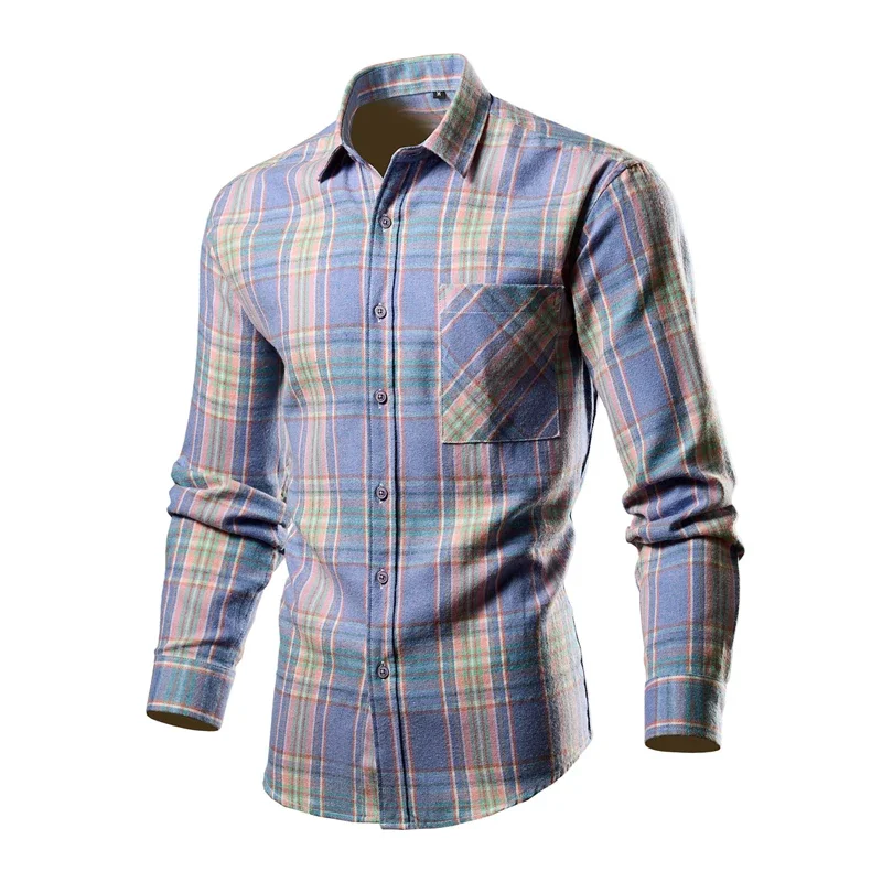 Yellow Mens Striped Shirt, Green Blue Long Sleeve Plaid Cotton Shirts, Fashion Casual Camisa Men Chemise
Yellow Mens Striped Shirt, Green Blue Long Sleeve Plaid Cotton Shirts, Fashion Casual Camisa Men Chemise