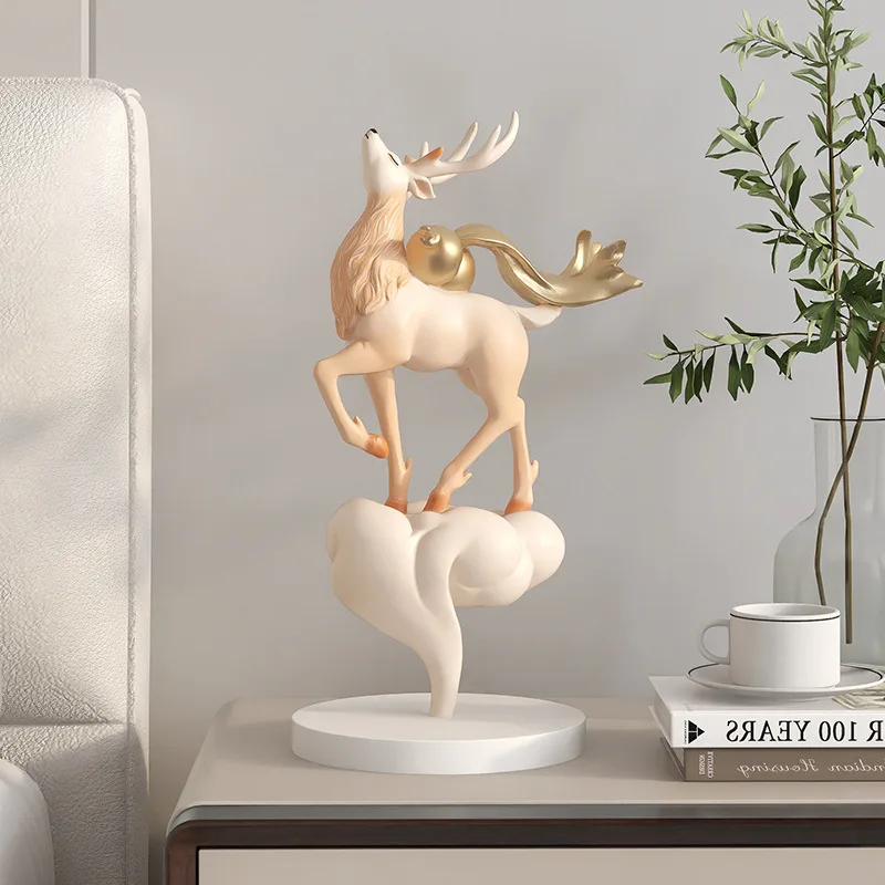 55cm Sculpture Creative Large Deer Statue Floor Decoration Living Room,Foyer,Sofa Side Lamp Ornament,Home Decor,Customized
55cm Sculpture Creative Large Deer Statue Floor Decoration Living Room,Foyer,Sofa Side Lamp Ornament,Home Decor,Customized