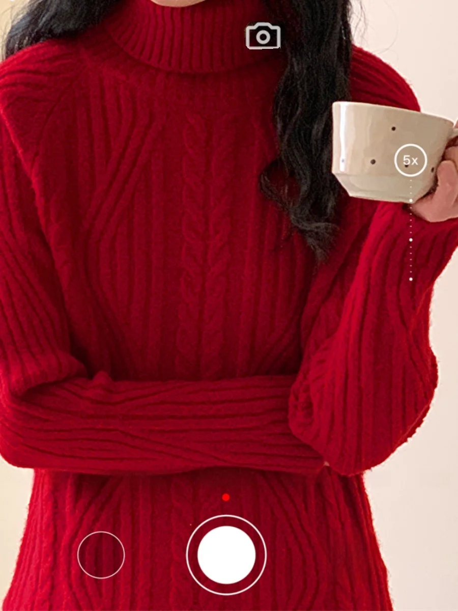 Long Sve Knitted Sweater Over-sized Crew Ne Pullover Soft Cozy Lengthened Twist Design Warm All-matching Faionable
Long Sve Knitted Sweater Over-sized Crew Ne Pullover Soft Cozy Lengthened Twist Design Warm All-matching Faionable