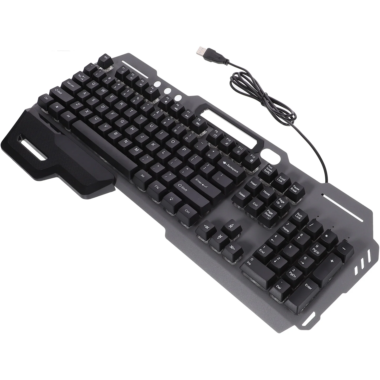 Игровая клавиатура 104-клавишная полноразмерная проводная USB-клавиатура с RGB-подсветкой, офисная эргономичная бесшумная водонепроницаемая светодиодная компьютерная игровая фурнитура для дома
Игровая клавиатура 104-клавишная полноразмерная проводная USB-клавиатура с RGB-подсветкой, офисная эргономичная бесшумная водонепроницаемая светодиодная компьютерная игровая фурнитура для дома