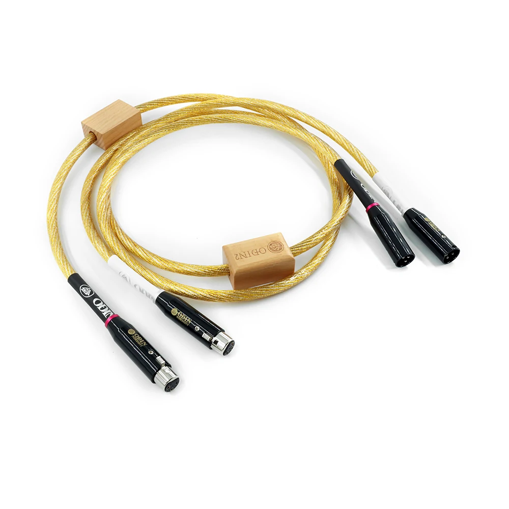 Flagship Fever One pair Odin ODIN Sterling Gold Silver XLR Cannon male and female balanced audio signal line
Flagship Fever One pair Odin ODIN Sterling Gold Silver XLR Cannon male and female balanced audio signal line