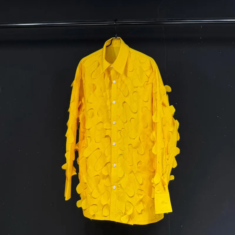 Fashion Men's Shirts Autumn New Niche Design Long Sleeve Single-breasted Turn-down Collar Loose Casual Men Shirt 21E7762
Fashion Men's Shirts Autumn New Niche Design Long Sleeve Single-breasted Turn-down Collar Loose Casual Men Shirt 21E7762