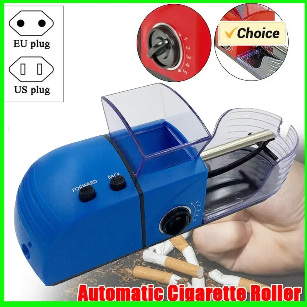 100-240V Electric Automatic Cigarette Roller Tobacco Rolling Injector 78mm DIY Smoking Tool Smoking Accessories EU / US Plug
100-240V Electric Automatic Cigarette Roller Tobacco Rolling Injector 78mm DIY Smoking Tool Smoking Accessories EU / US Plug