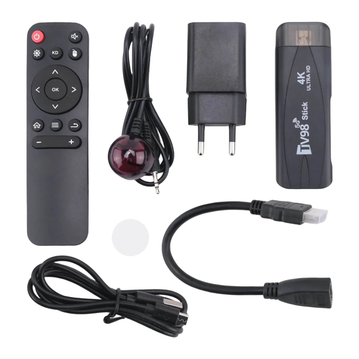 A72T TV98 TV STICK 2G+16G Android12.1 2.4G 5G WiFi Android Smart TV BOX 4K 60Fps Set Top Box(EU Plug)
A72T TV98 TV STICK 2G+16G Android12.1 2.4G 5G WiFi Android Smart TV BOX 4K 60Fps Set Top Box(EU Plug)