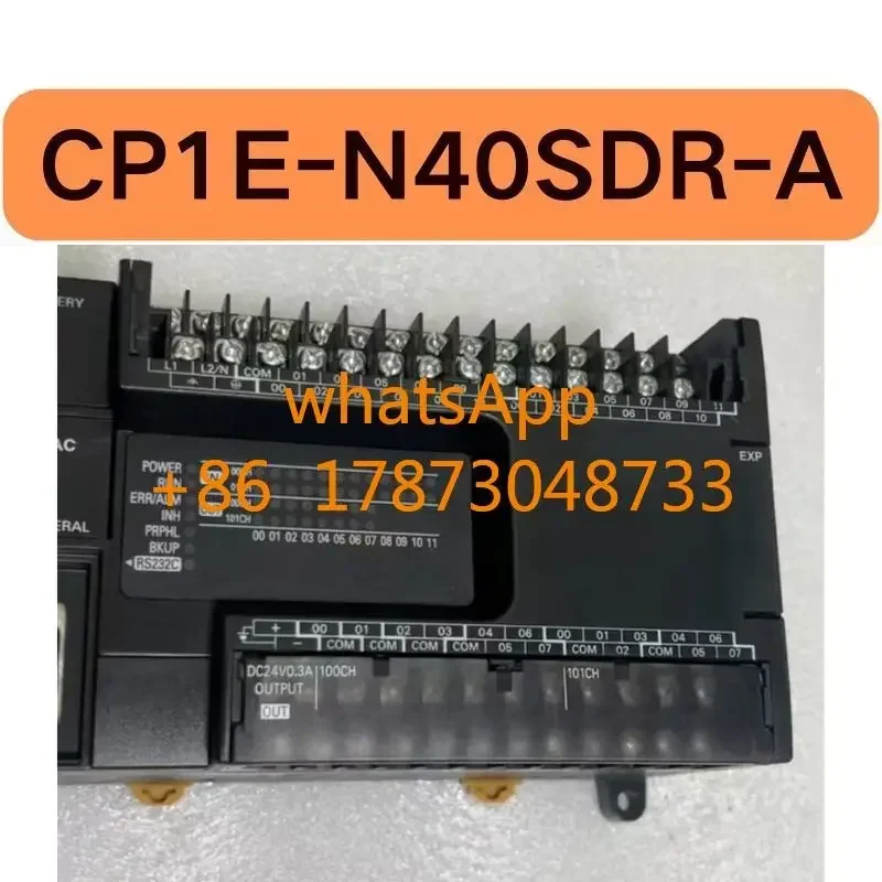 The second-hand PLC controller CP1E-N40SDR-A tested OK and its function is intact
The second-hand PLC controller CP1E-N40SDR-A tested OK and its function is intact