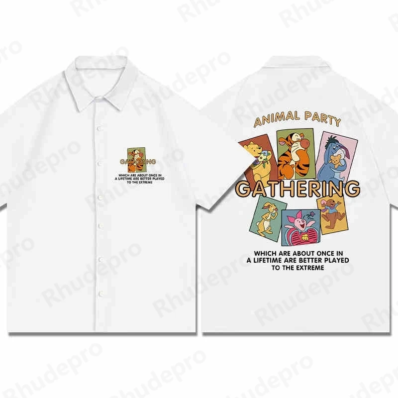 Disney Hawaii Shirts New Tigger Winnie The Pooh Men Women Clothes Tee Tops Boys Girls Tees Walker Printing Short Sleeve Shirt
Disney Hawaii Shirts New Tigger Winnie The Pooh Men Women Clothes Tee Tops Boys Girls Tees Walker Printing Short Sleeve Shirt