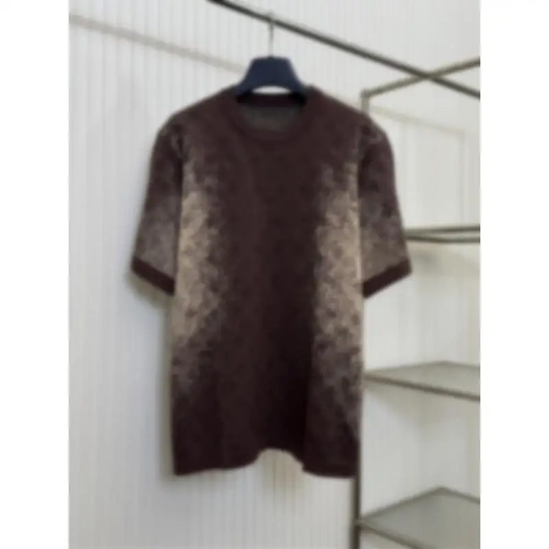 Knitted Short-sleeved 2026 Spring And Summer New Fashion Dark Pattern Jacquard Side Gradient All-match Loose T-shirt For Men And
Knitted Short-sleeved 2026 Spring And Summer New Fashion Dark Pattern Jacquard Side Gradient All-match Loose T-shirt For Men And