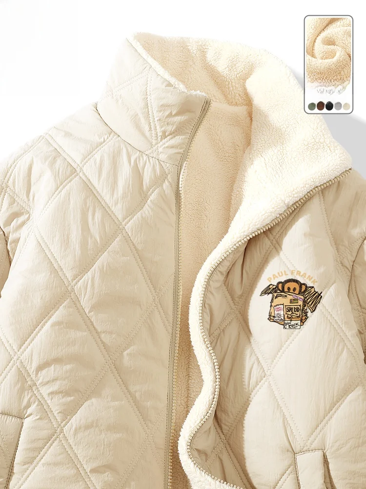 Мужская зимняя теплая куртка из овечьего вельвета с флисовой подкладкой и воротником-стойкой, однотонная, молодежная, повседневная, модная
Мужская зимняя теплая куртка из овечьего вельвета с флисовой подкладкой и воротником-стойкой, однотонная, молодежная, повседневная, модная