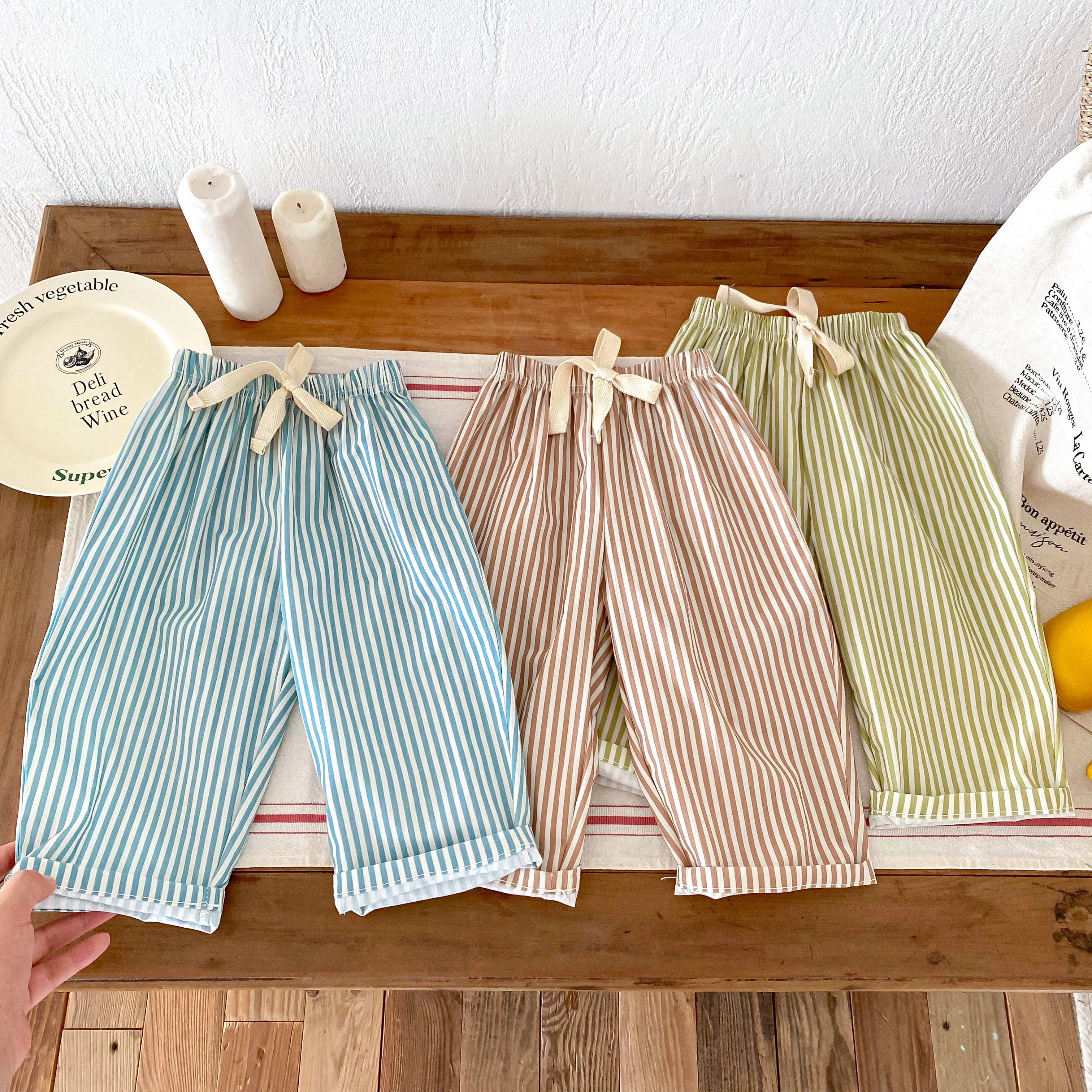 1-6 Age Children's Clothes Summer Striped Casual Trousers Korean Style Fashion Kids Harem Pants Toddler Costume Girl Boy Pant
1-6 Age Children's Clothes Summer Striped Casual Trousers Korean Style Fashion Kids Harem Pants Toddler Costume Girl Boy Pant