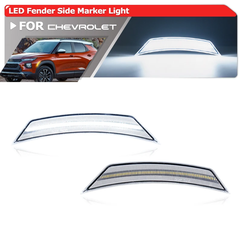 Белый/янтарный светодиодный передний бампер, боковые габаритные огни для 2021 2022 2023 2024, Chevrolet Trailblazer, автоматические расклешенные фонари на крыле 42716023
Белый/янтарный светодиодный передний бампер, боковые габаритные огни для 2021 2022 2023 2024, Chevrolet Trailblazer, автоматические расклешенные фонари на крыле 42716023