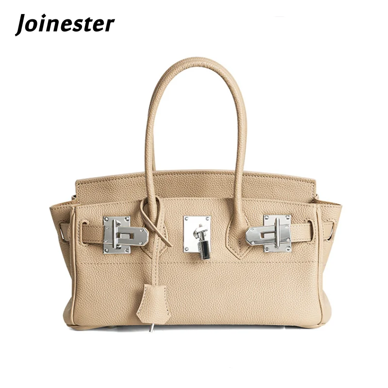 Women's Genuine Leather Fashion Handbag Top Handle Pure Color Casual Tote for Ladies Functional Commuting Shoulder Bags
Women's Genuine Leather Fashion Handbag Top Handle Pure Color Casual Tote for Ladies Functional Commuting Shoulder Bags