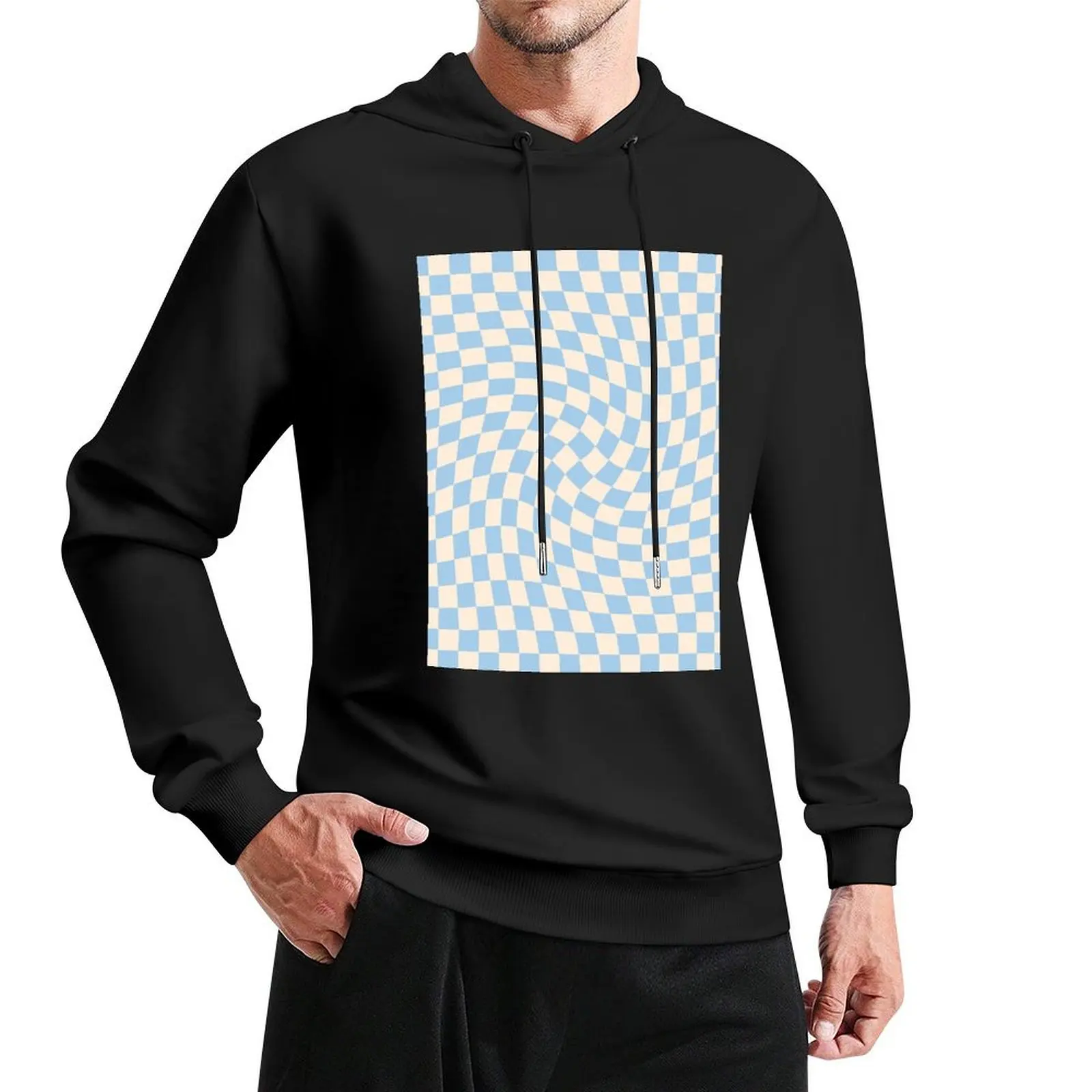 Check II - Baby Blue Twist Pullover Hoodie winter clothes new in hoodies and blouses 
Check II - Baby Blue Twist Pullover Hoodie winter clothes new in hoodies and blouses