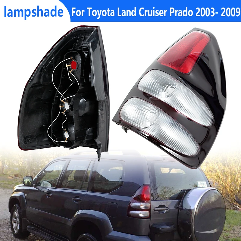 For Toyota Land Cruiser Prado LC120 2003-2009 Car Tail Lamp Cover Tail Light Taillight Without bulb 8155160700 8156160620
For Toyota Land Cruiser Prado LC120 2003-2009 Car Tail Lamp Cover Tail Light Taillight Without bulb 8155160700 8156160620