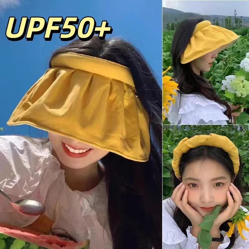UPF 50+summer Travel Foldable Sun Hat Large Brim UV Resistant Fully Empty Top Shell Hat Sun Protection Versatile Shell Hat
UPF 50+summer Travel Foldable Sun Hat Large Brim UV Resistant Fully Empty Top Shell Hat Sun Protection Versatile Shell Hat