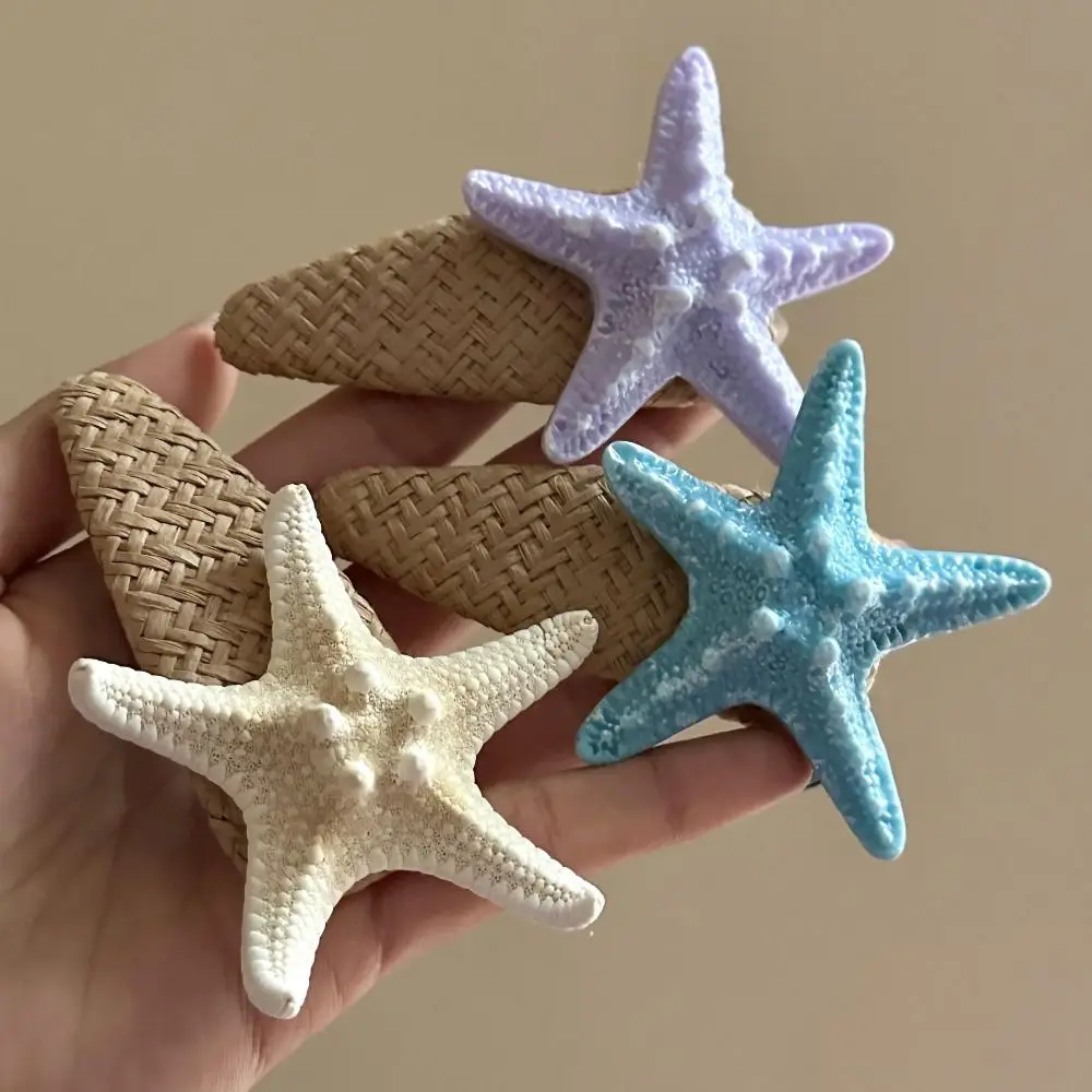 Elegant Summer Starfish Hair Clip Korean Style Beach Sea Star Hairpin Vacation Cute Sweet Bangs Clip Hair Accessories
Elegant Summer Starfish Hair Clip Korean Style Beach Sea Star Hairpin Vacation Cute Sweet Bangs Clip Hair Accessories