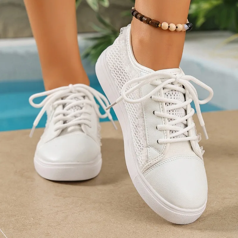New Versatile Casual Shoes Round Toe Lace-up Soft Sole Lightweight Flat Plus Size Women's Shoes
New Versatile Casual Shoes Round Toe Lace-up Soft Sole Lightweight Flat Plus Size Women's Shoes