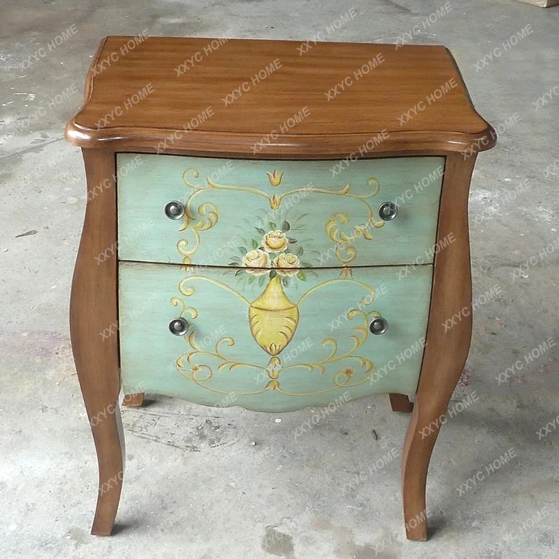 LPainted Furniture Double Pumping Bedside Tables Phone Tables Retro Green Sofa Side Cabinet
LPainted Furniture Double Pumping Bedside Tables Phone Tables Retro Green Sofa Side Cabinet