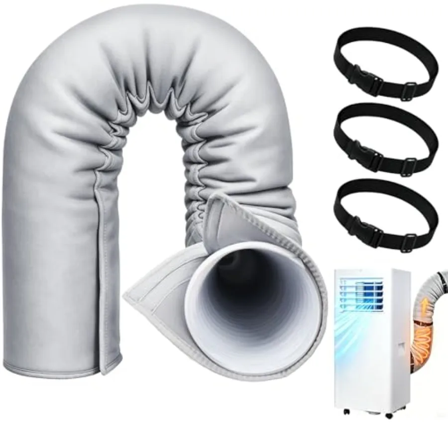 Pable AC Hoe Inn leeve, Air Condiner Hoe Cover Wrap Fit for"and.9" Diameter Exhaut Hoe, AC Hoe Inn Cover with 3 Pc Adjutable Bu
Pable AC Hoe Inn leeve, Air Condiner Hoe Cover Wrap Fit for"and.9" Diameter Exhaut Hoe, AC Hoe Inn Cover with 3 Pc Adjutable Bu
