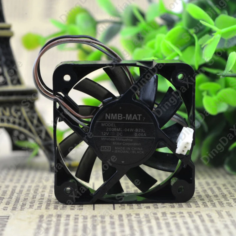 l 1PCS Mute Industrial Chassis Fan For NMB 2006ML-04W-B29 | 12V 0.06A 50×50×15mm 5CM
l 1PCS Mute Industrial Chassis Fan For NMB 2006ML-04W-B29 | 12V 0.06A 50×50×15mm 5CM