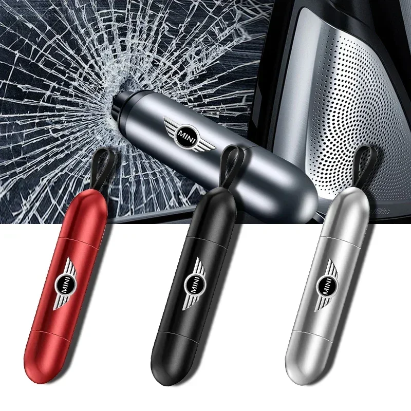 Car Window Glass Breaker Safety Hammer Emergency Escape Seat Belt Cutter For BMW Mini One S R50 R53 R56 R60 F55 F56 F57 Clubman
Car Window Glass Breaker Safety Hammer Emergency Escape Seat Belt Cutter For BMW Mini One S R50 R53 R56 R60 F55 F56 F57 Clubman