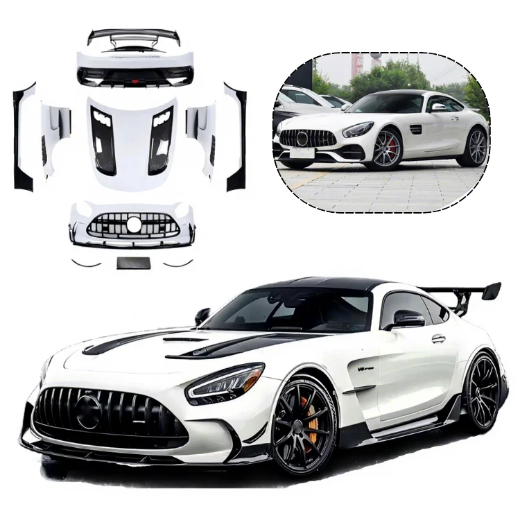 New Body Kit for AM-G GT-class C190 2014-2024 to AM-G GT Black Series Carbon Fiber Rear Wing Bumper Engine Hood
New Body Kit for AM-G GT-class C190 2014-2024 to AM-G GT Black Series Carbon Fiber Rear Wing Bumper Engine Hood