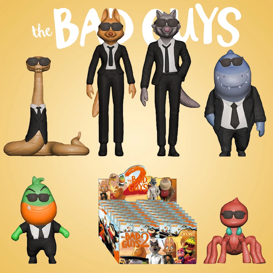 24 шт. слепая коробка The Bad Guys Alliance ручная работа Big Bad Wolf Greedy Snake Лидер продаж мультфильм аниме периферийная кукла подарок
24 шт. слепая коробка The Bad Guys Alliance ручная работа Big Bad Wolf Greedy Snake Лидер продаж мультфильм аниме периферийная кукла подарок