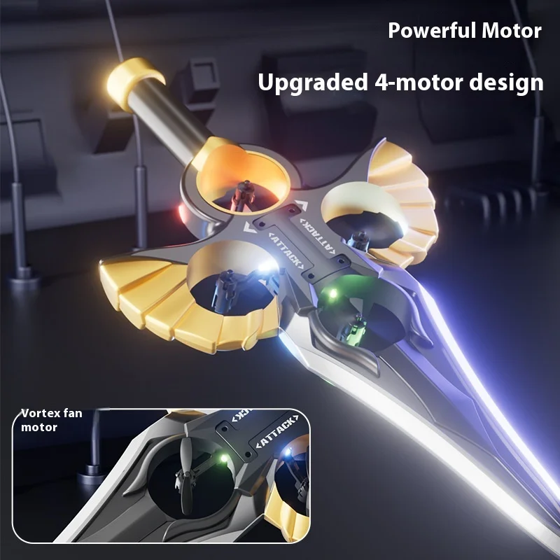 Королевский меч, летающая машина, дистанционное управление, специальные эффекты, летающий меч, игрушка-дрон, истребитель, меч, окружающая игрушка против падения
Королевский меч, летающая машина, дистанционное управление, специальные эффекты, летающий меч, игрушка-дрон, истребитель, меч, окружающая игрушка против падения