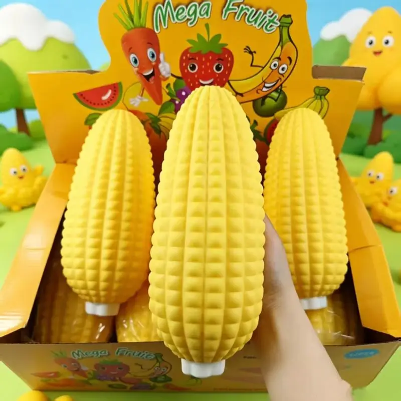 Cute 28cm Jumbo Corn Squishy Toy TPR Flour-Filled Soft Fast Rebound Stress Relief Vegetable Fidget Toy Gifts
Cute 28cm Jumbo Corn Squishy Toy TPR Flour-Filled Soft Fast Rebound Stress Relief Vegetable Fidget Toy Gifts