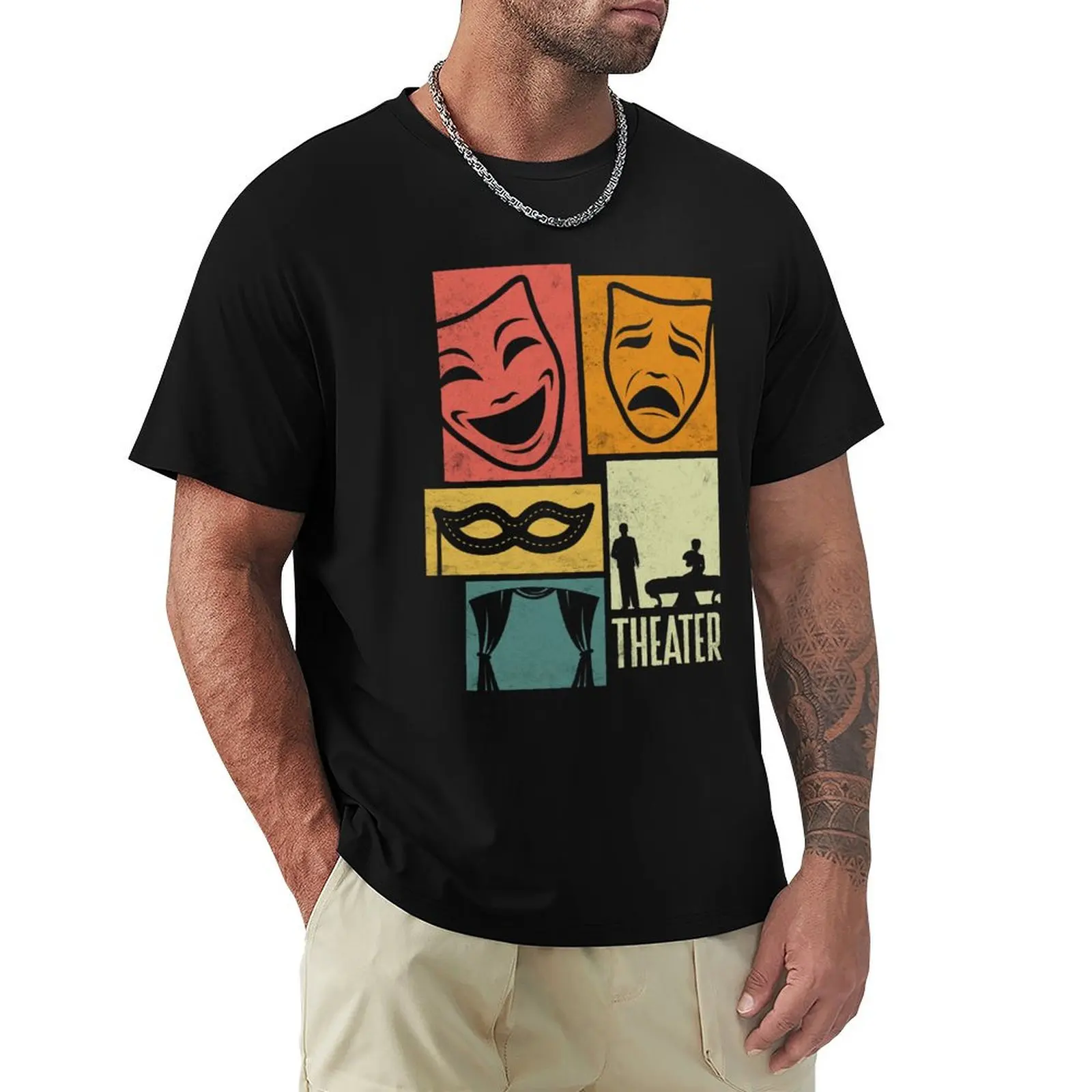 Theater Thespian Theatrical Thespianism Silhouettes T-Shirt boys whites summer shirt vintage t shirts for men cotton
Theater Thespian Theatrical Thespianism Silhouettes T-Shirt boys whites summer shirt vintage t shirts for men cotton