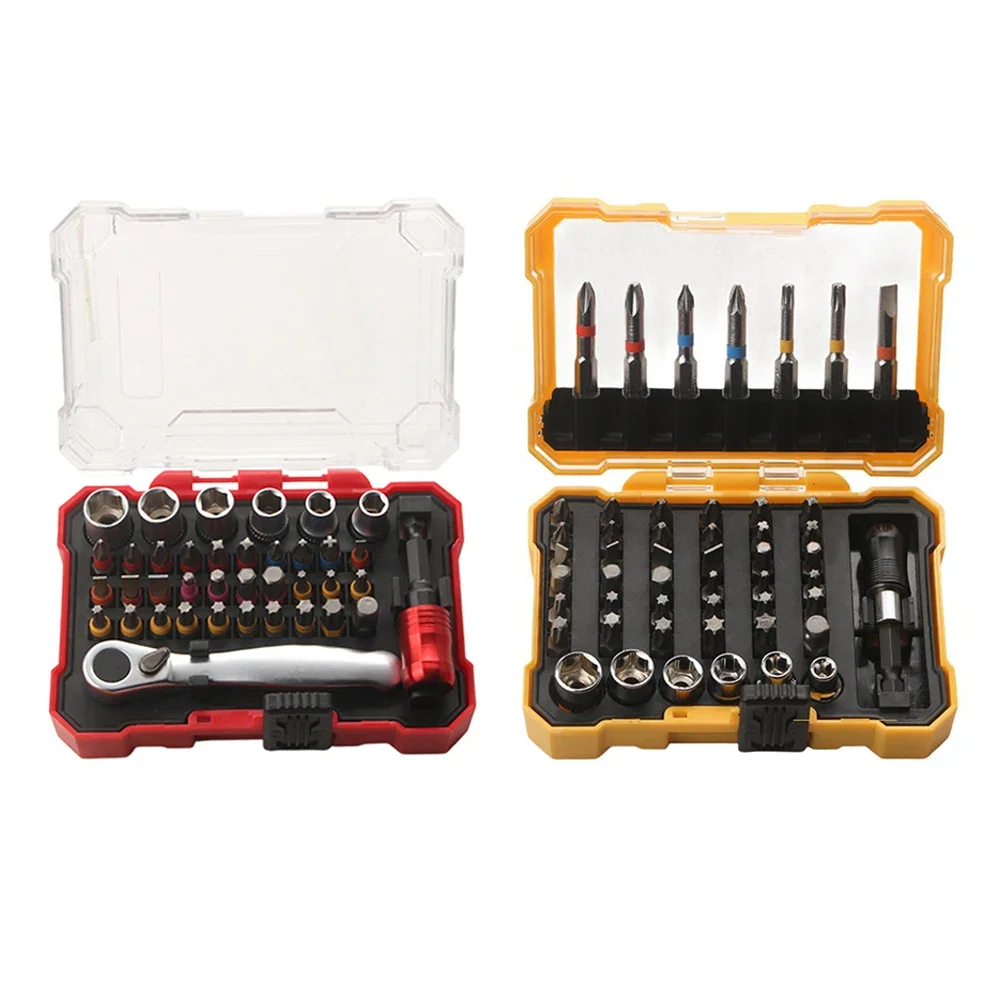 38/50pcs Ratchet Screwdriver Set Magnetic Bits Screwdriver Adapter Ratchet Wrench Household Maintenance Repair Tool Kit
38/50pcs Ratchet Screwdriver Set Magnetic Bits Screwdriver Adapter Ratchet Wrench Household Maintenance Repair Tool Kit