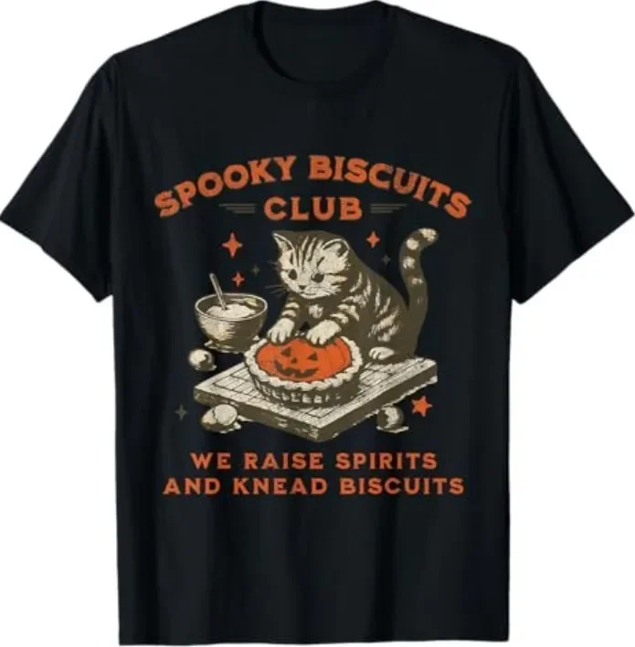 Halloween Baking Fun Cat Design Tee for Women
Halloween Baking Fun Cat Design Tee for Women