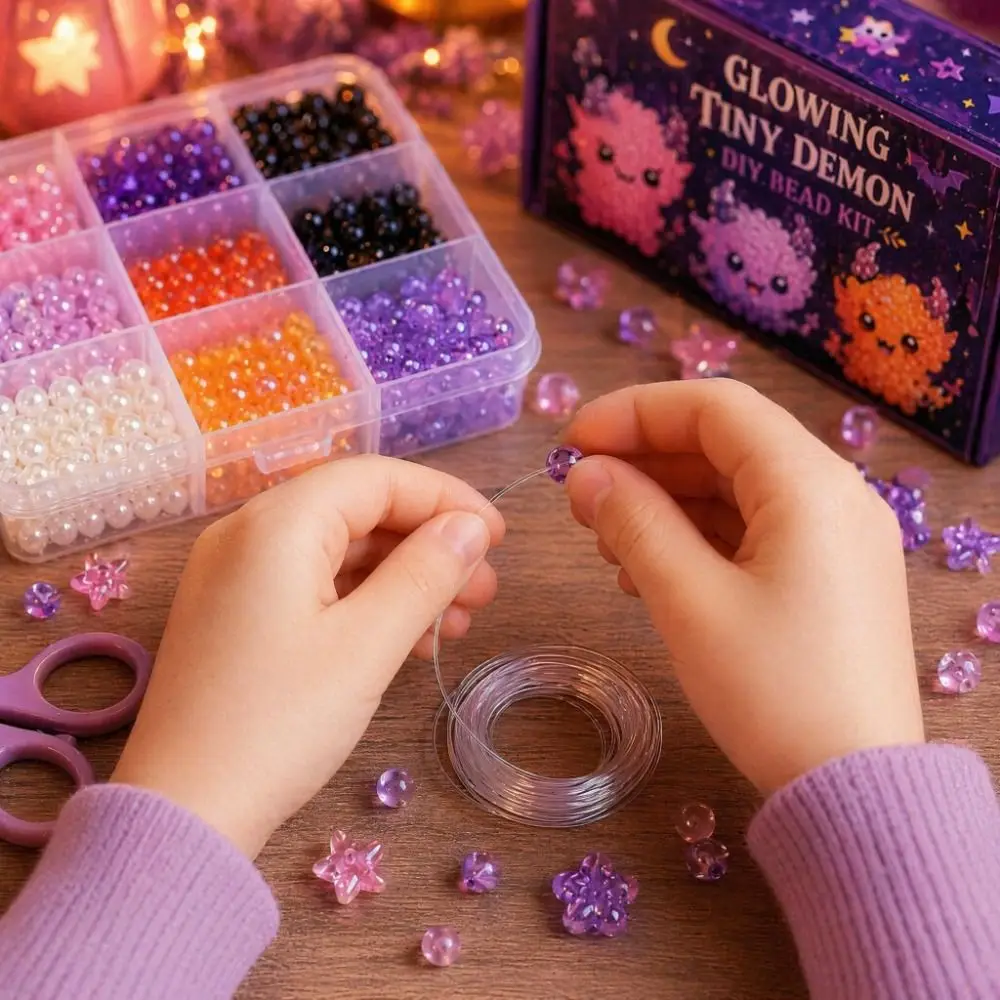 Handmade Glowing Fantasy Spirits DIY Bead Kit Tiny Mini 3D Bead Pet Keychain Making Kit Educational Colorful Animal Crafting Set
Handmade Glowing Fantasy Spirits DIY Bead Kit Tiny Mini 3D Bead Pet Keychain Making Kit Educational Colorful Animal Crafting Set