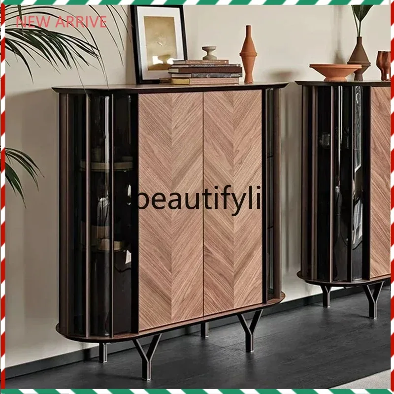 D2520 Modern wine cabinet against the wall Living room Italian locker design High-end light luxury acrylic wine cabinet
D2520 Modern wine cabinet against the wall Living room Italian locker design High-end light luxury acrylic wine cabinet