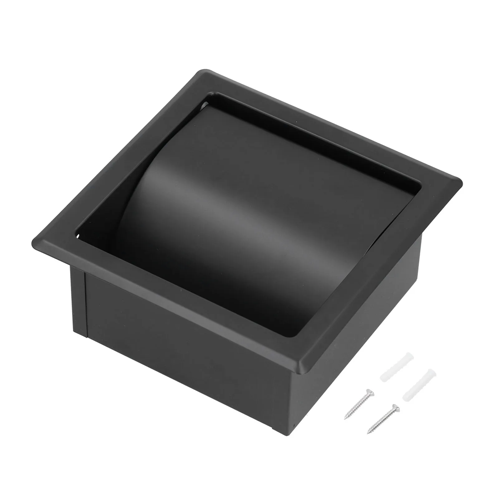 Bathroom Hardware Embedded Toilet Paper Holder 304 Stainless Steel Roll Paper Rack for Home Bathroom Hotels Black Home Accessory
Bathroom Hardware Embedded Toilet Paper Holder 304 Stainless Steel Roll Paper Rack for Home Bathroom Hotels Black Home Accessory