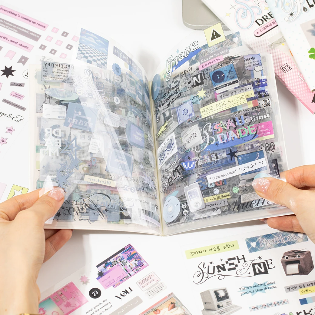 JIAMEI 20sheets Kawaii Ins Creative Font Label Small Pattern PET Die cut Stickers Book DIY Diary Scrapbook Stationery Stickers
JIAMEI 20sheets Kawaii Ins Creative Font Label Small Pattern PET Die cut Stickers Book DIY Diary Scrapbook Stationery Stickers