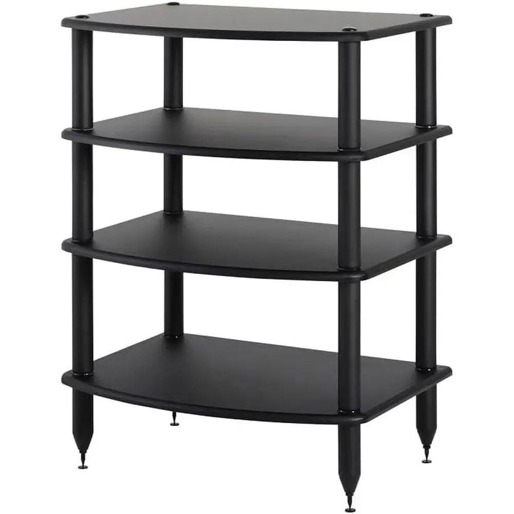 Audio Rack, Media Stand, and Components Cabinet with 4 Shelves in Black
Audio Rack, Media Stand, and Components Cabinet with 4 Shelves in Black