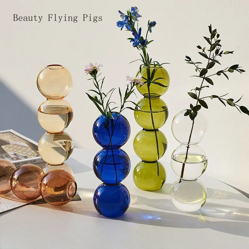 Small Nordic minimalist glass vases,high-end decorations living room and dining table decorations vases for flowers home decor
Small Nordic minimalist glass vases,high-end decorations living room and dining table decorations vases for flowers home decor