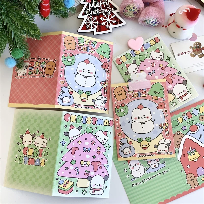 10Pcs Christmas Folding Card Cute Dog Packaging Material Card Shipping Message Card Gift Packaging Greeting Card
10Pcs Christmas Folding Card Cute Dog Packaging Material Card Shipping Message Card Gift Packaging Greeting Card
