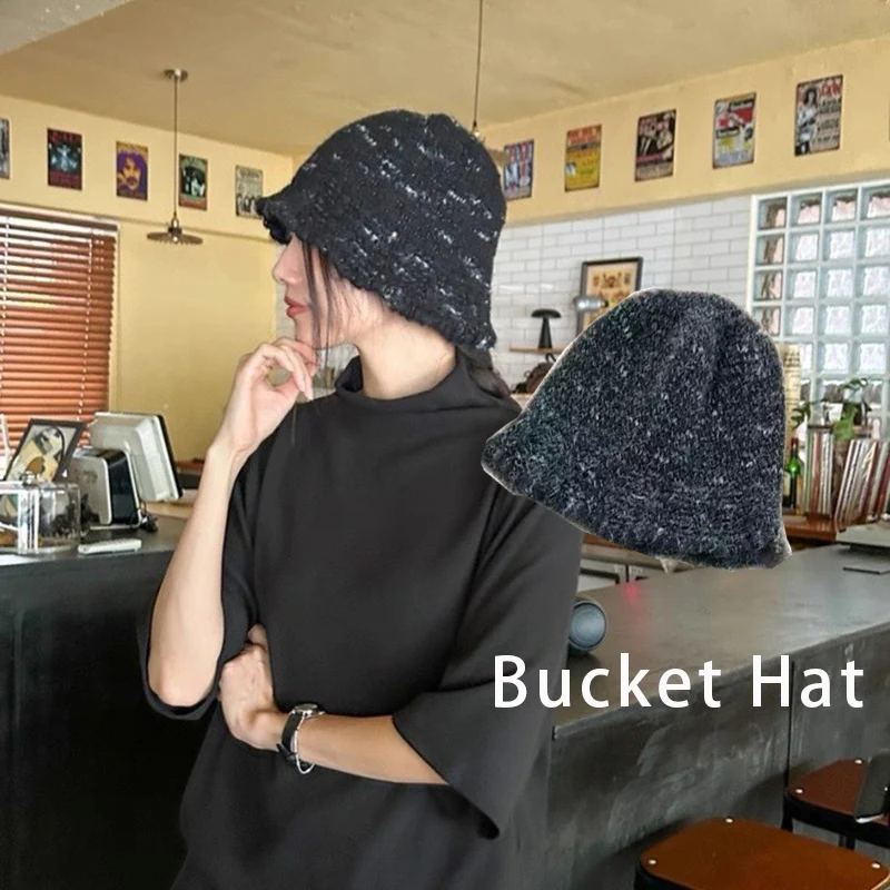 New Harajuku Style Wavy Brim Knit Fisherman Cap Winter Bucket Hat Variegated Fashion Flattering Face Slimming Soft Panama Beanie
New Harajuku Style Wavy Brim Knit Fisherman Cap Winter Bucket Hat Variegated Fashion Flattering Face Slimming Soft Panama Beanie