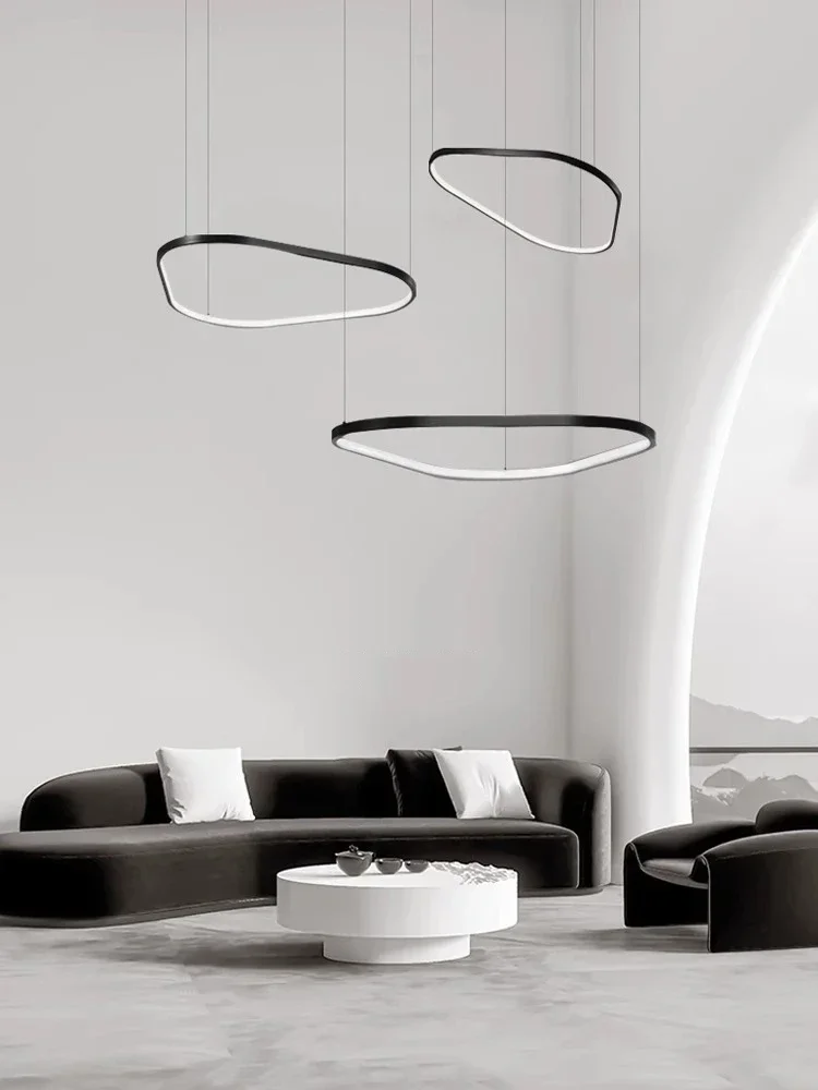 Nordic Irregular Geometry Ring Led Chandelier Lighting Living Dining Room Pendant Light Minimalist Bedroom Hanging Lamp Fixtures
Nordic Irregular Geometry Ring Led Chandelier Lighting Living Dining Room Pendant Light Minimalist Bedroom Hanging Lamp Fixtures
