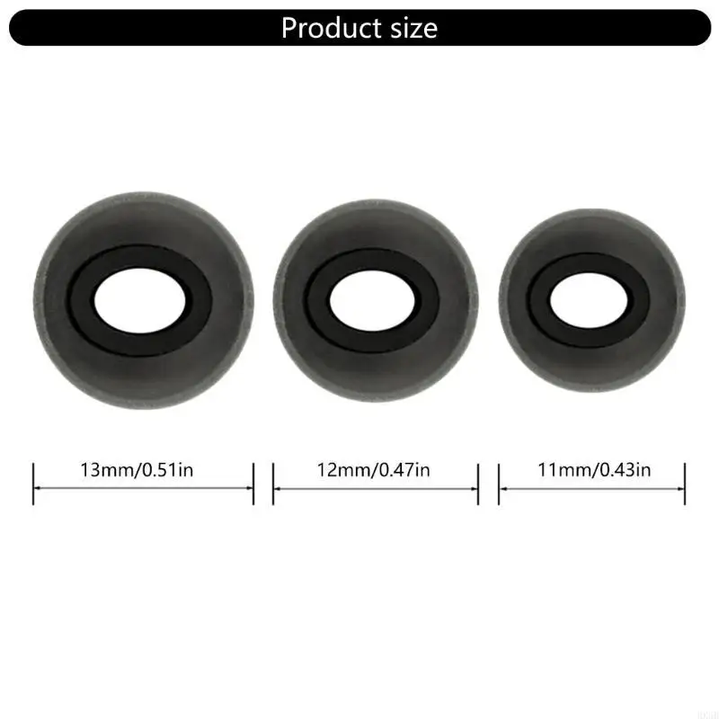 HX6B Headsets Eartips Replacement Upgraded Soft Ear Bud Tips For RM Buds Air 2/Buds
HX6B Headsets Eartips Replacement Upgraded Soft Ear Bud Tips For RM Buds Air 2/Buds